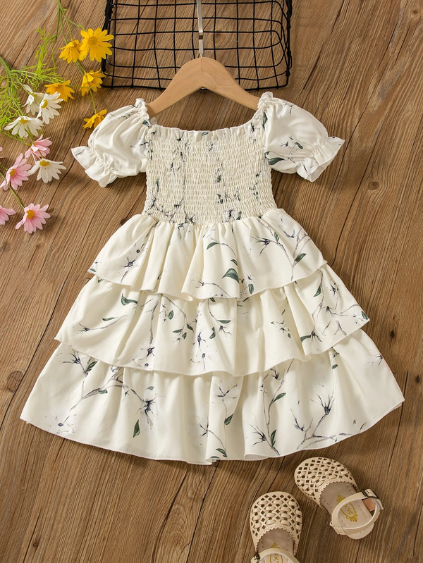 Peaceful Cotton Baby Girl Dress