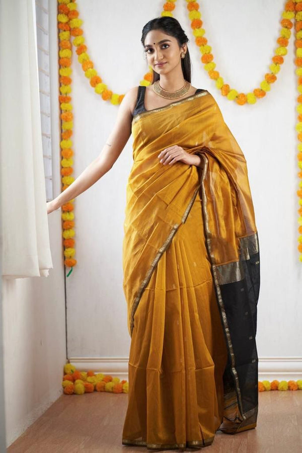 Occur Yellow Colour Saree For Women.